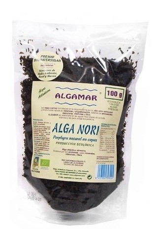 Alge nori uscate maruntite bio 100g - ALGAMAR