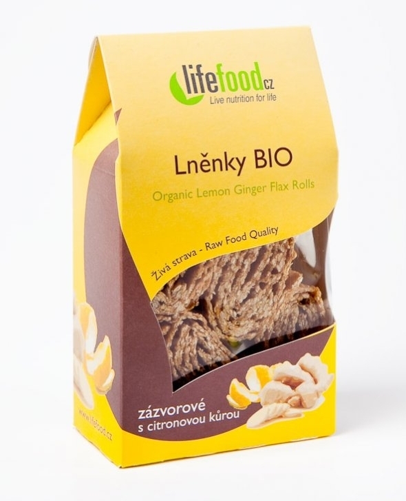 Rulouri seminte in lamaie ghimbir raw bio 80g - LIFEFOOD