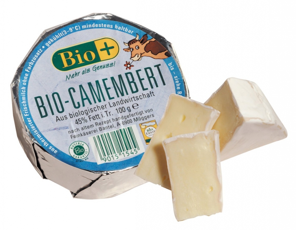 Cascaval Camembert vaca 45%gr 100g - BIOPLUS