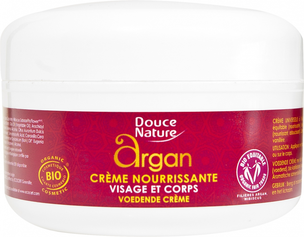 Crema nutritiva ulei argan 200ml - DOUCE NATURE