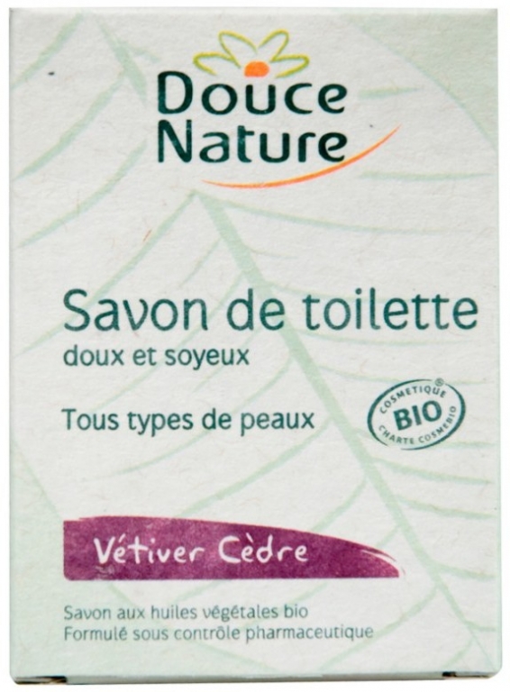 Sapun toaleta vetiver cedru 100g - DOUCE NATURE