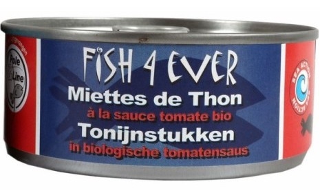 Ton dungat bucati sos tomat 160g - FISH 4 EVER