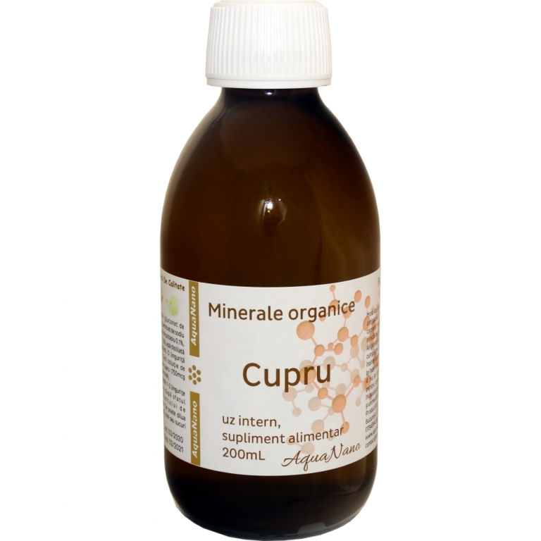 Cupru organic lichid Minerale 200ml - AQUA NANO