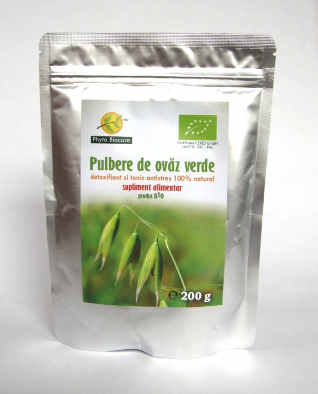 Pulbere ovaz verde eco 200g - PHYTO BIOCARE