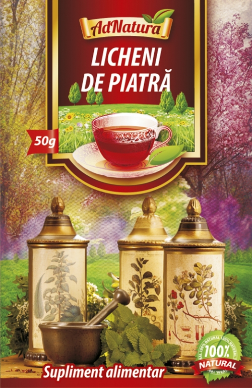 Ceai licheni piatra 50g - ADNATURA