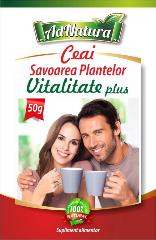 Ceai vitalitate plus Savoarea Plantelor 50g - ADNATURA