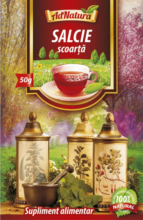 Ceai salcie scoarta 50g - ADNATURA