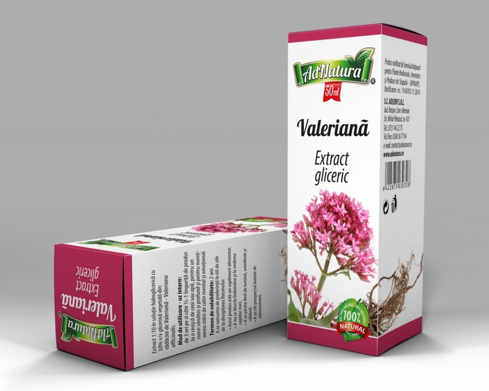 Extract hidrogliceric valeriana 50ml - ADNATURA