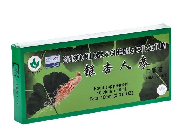 Ginkgo biloba ginseng 10fl - MINERVA