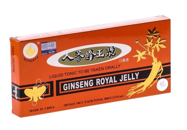 Ginseng royal jelly 10fl - MINERVA