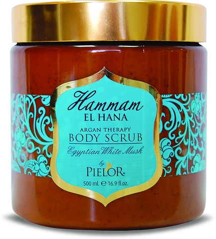 Scrub corp ulei argan Egyptian White Musk 500ml - HAMMAM EL HANA