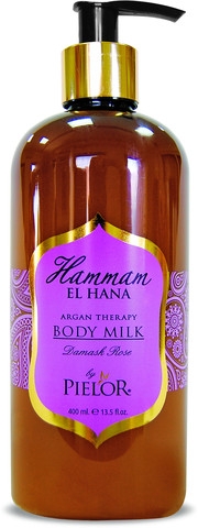 Lapte corp ulei argan Damask Rose 400ml - HAMMAM EL HANA