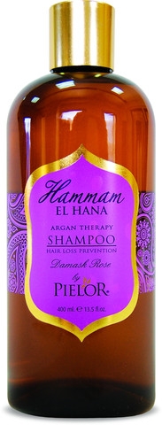 Sampon caderea parului ulei argan Damask Rose 400ml - HAMMAM EL HANA