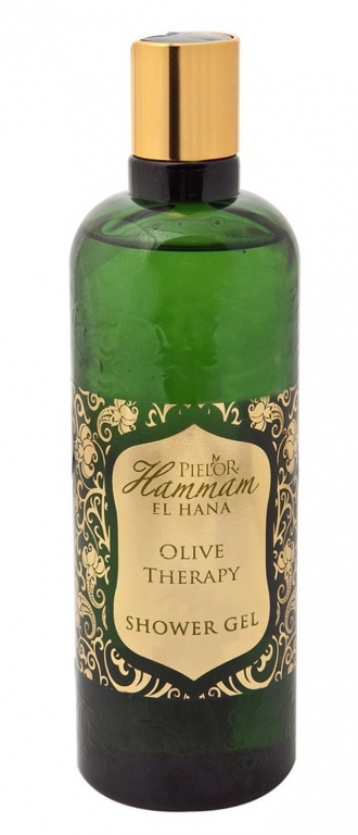 Gel dus ulei argan Olive Therapy 400ml - HAMMAM EL HANA