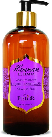 Sapun lichid maini ulei argan Damask Rose 400ml - HAMMAM EL HANA