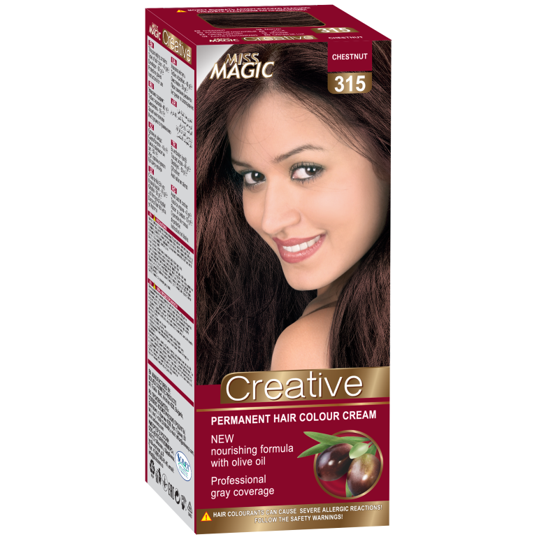 Vopsea par nr315 castaniu lux 90g - MISS MAGIC CREATIVE