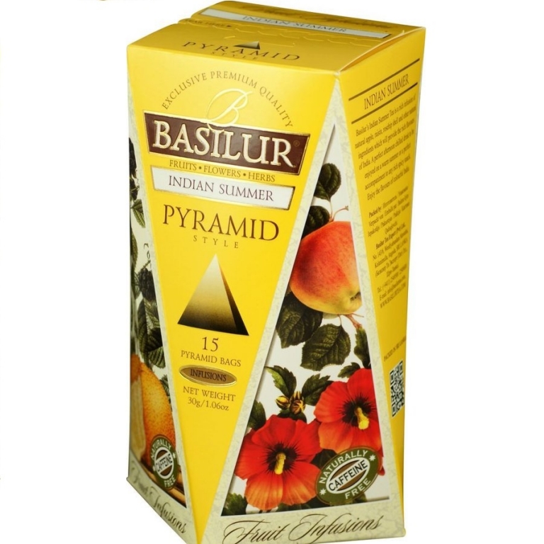 Ceai Fruit Infusions indian summer piramide 15dz - BASILUR