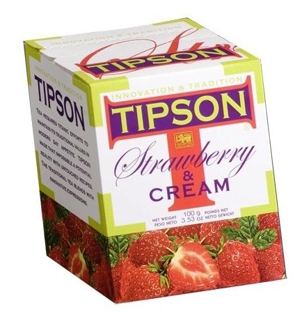 Ceai negru ceylon capsuni frisca 100g - TIPSON