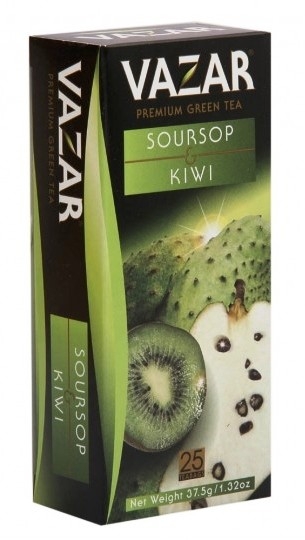 Ceai verde ceylon soursop kiwi 25dz - VAZAR