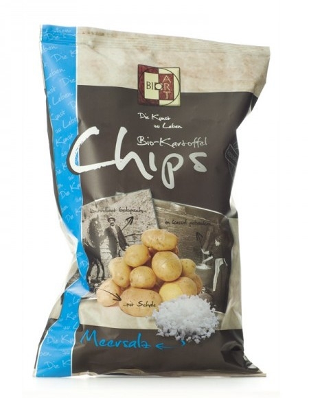 Chipsuri cartofi sare mare eco 40g - BIOART