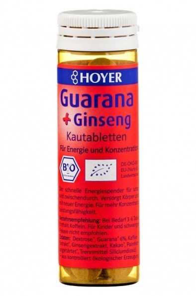 Guarana ginseng eco 60cps - HOYER