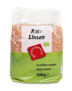 Linte rosie boabe eco 500g - GREEN ORGANICS