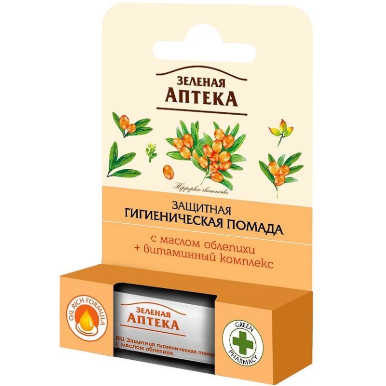 Balsam buze protector ulei catina 3,6g - ZELENAYA APTEKA