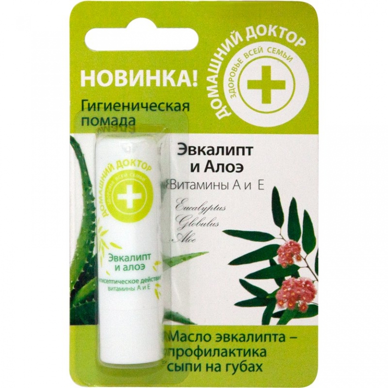 Balsam buze eucalipt aloe 3,6g - DR CASEI