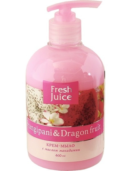 Sapun lichid maini ulei macadamia frangipani pitaya 460ml - FRESH JUICE