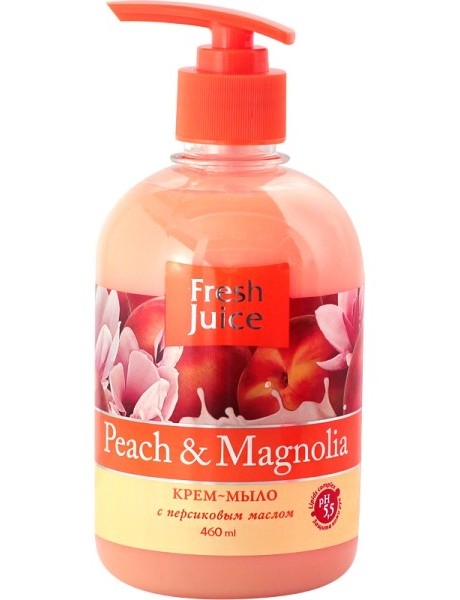 Sapun lichid maini ulei piersica magnolie 460ml - FRESH JUICE