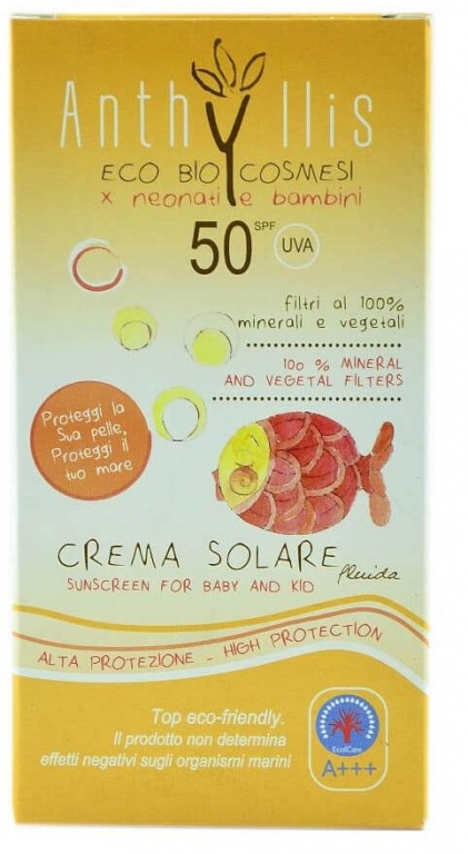 Crema protectie solara bebe copii spf50 100ml - ANTHYLLIS