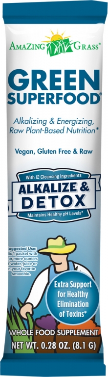 Pulbere Green Superfood alkalize & detox 8g - AMAZING GRASS