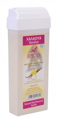 Ceara depilatoare naturala zahar vanilie aplicator mare 100ml - SIMOUN