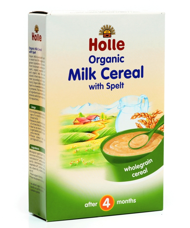 Porridge lapte spelta bebe +4luni eco 250g - HOLLE