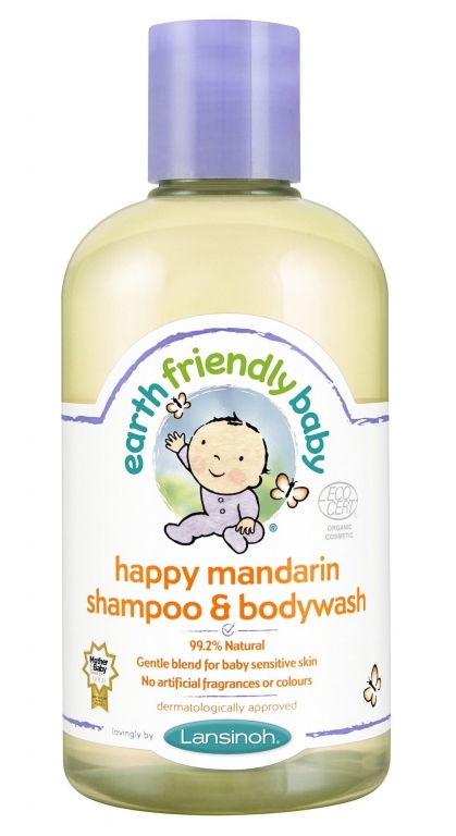 Sampon gel dus mandarine bebe 250ml - EARTH FRIENDLY