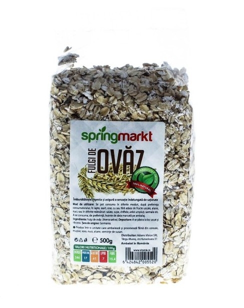 Fulgi ovaz 500g - SPRINGMARKT