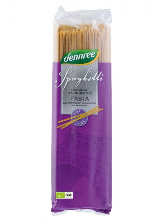 Paste spaghete grau integral eco 500g - DENNREE