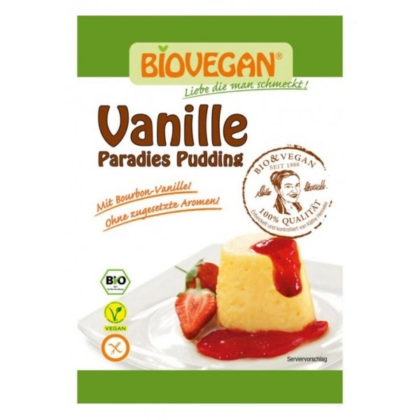 Praf budinca vanilie fara gluten eco 31g - BIOVEGAN