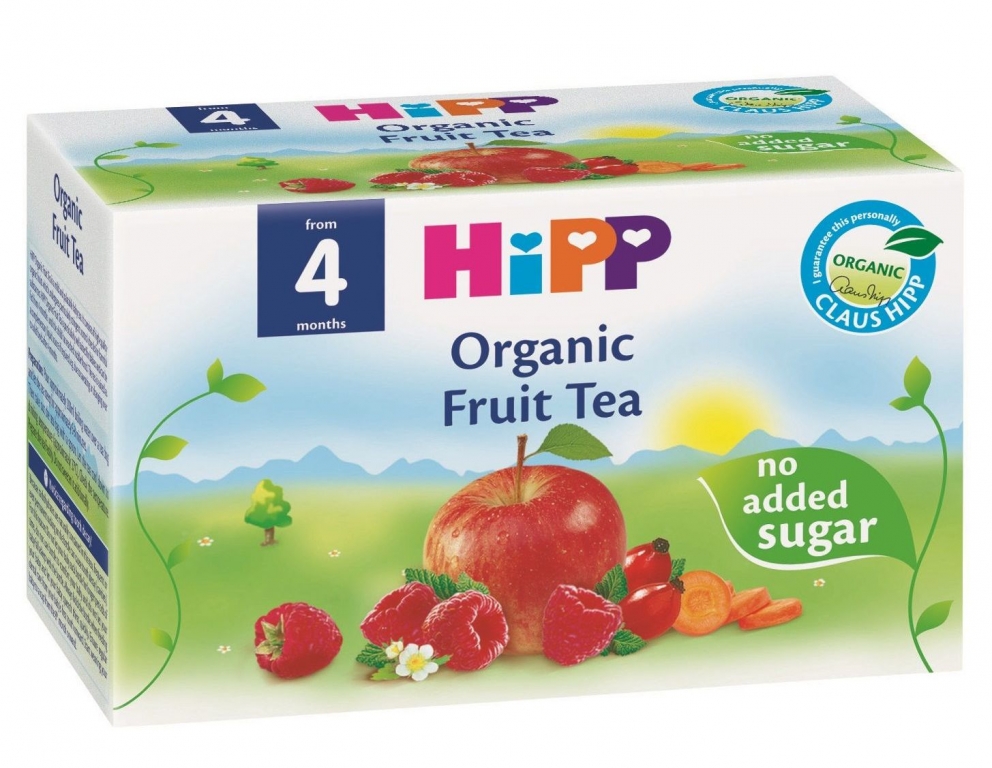 Ceai fructe bebe +4luni 20dz - HIPP ORGANIC