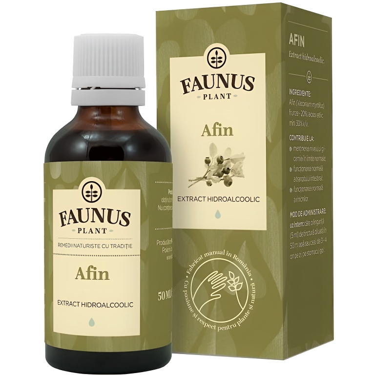 Tinctura afin frunze 50ml - FAUNUS PLANT