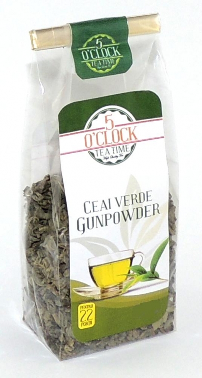 Ceai verde gunpowder 100g - 5 O`CLOCK