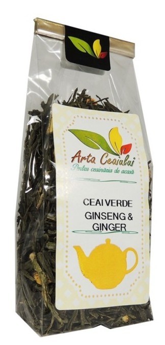 Ceai verde ginseng ghimbir 100g - MOUNT HIMALAYA TEA