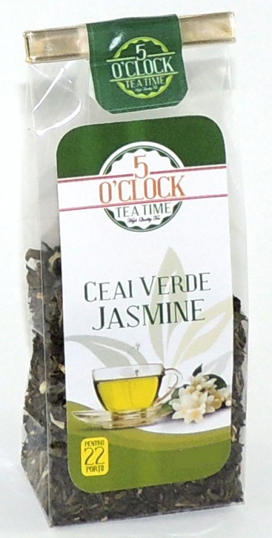 Ceai verde iasomie 100g - 5 O`CLOCK