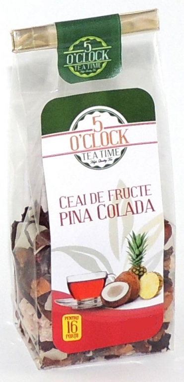 Ceai fructe Pina Colada 100g - 5 O`CLOCK