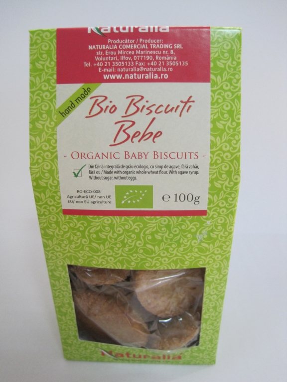 Biscuiti ecologici bebe eco 100g - NATURALIA