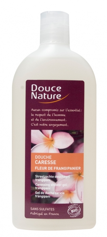 Gel dus emolient frangipani 300ml - DOUCE NATURE