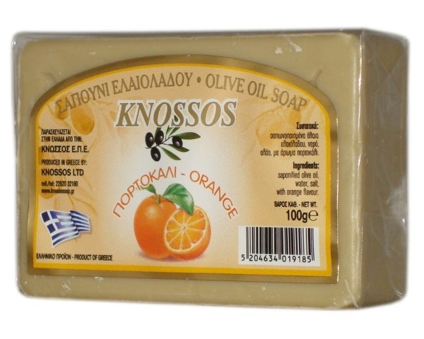 Sapun ulei masline portocale 100g - KNOSSOS