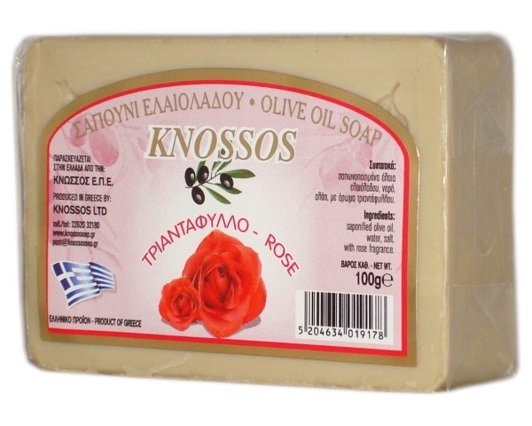 Sapun ulei masline trandafir 100g - KNOSSOS