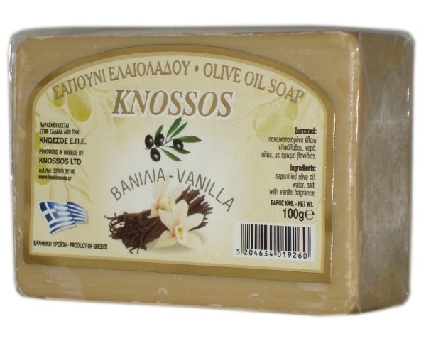 Sapun ulei masline vanilie 100g - KNOSSOS