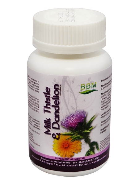 Milk thistle & dandelion 100cp - HONGLIAN BIOTECH